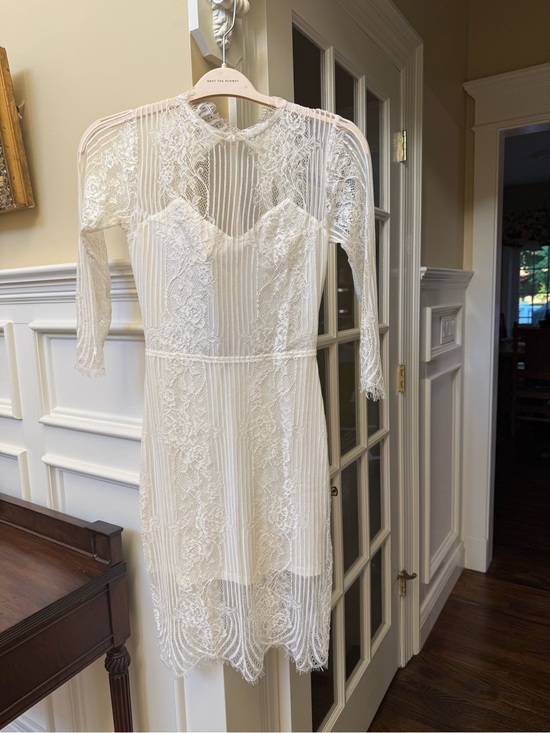 For Love And Lemons Dresses & Skirts - For Love & Lemons Cream Lace Long-Sleeve  Dress